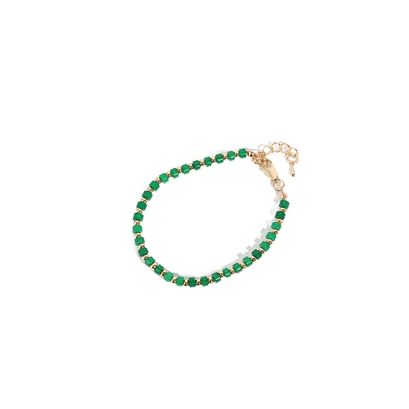 Bohemian Pink Natural Stone Beads Bracelet