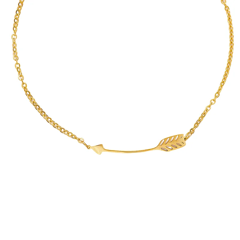 Female Arrow Stainless Steel Lobster Clasp Chain Bracelet
