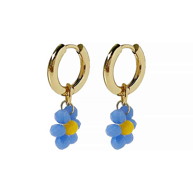 Fashion Little Daisy Copper Earrings Lovely Jewelry