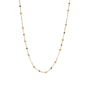 New Simple Chain Necklace Ladies Stainless Steel Necklace