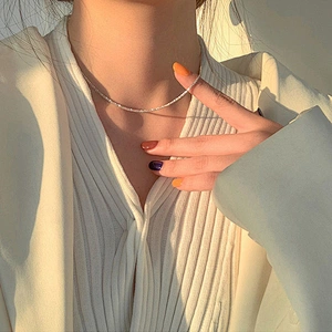 New Chain Brass Necklace Plated Single Design Chain Necklace