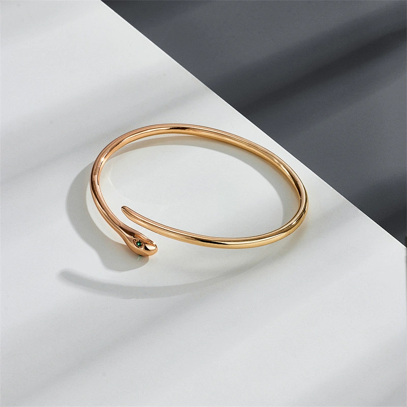 Simple Fashion Snake Bracelet Open Adjustable Gold Bracelet