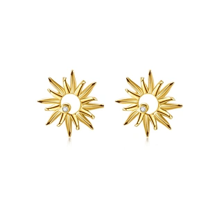 Sunflower Stud Earrings Titanium Steel Earrings Wholesale
