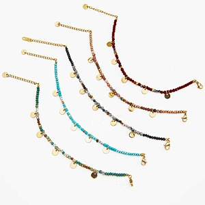 Colorful Hand Beaded Fashion Jewelry Natural Stone Bracelet