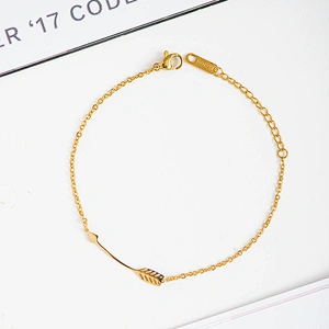 Female Arrow Stainless Steel Lobster Clasp Chain Bracelet