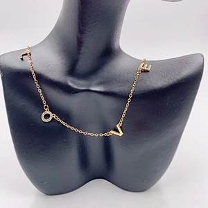 LOVE Letter Pendant Necklace Jewelry Manufacturers Wholesale
