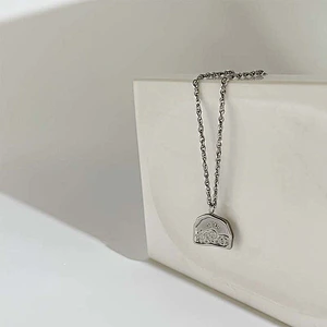 Stainless Steel Simple Fashion Pendant Necklace