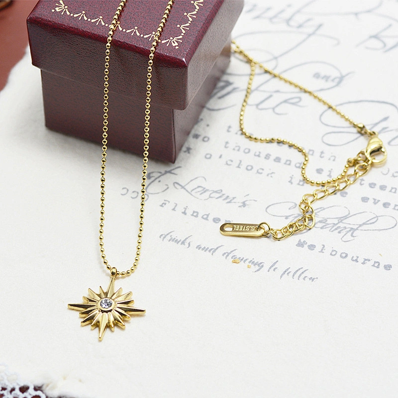 Fashion Star Pendant Stainless Steel Clavicle Chain Wholesale
