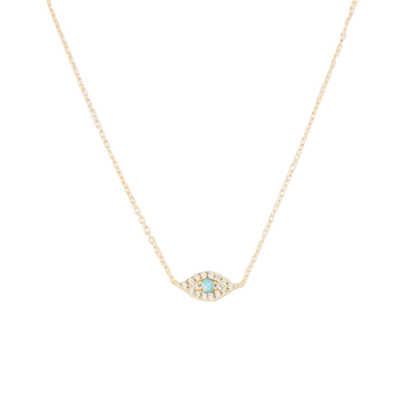 Fashion Jewellery Evil Blue Eye Pendant Necklace for Women