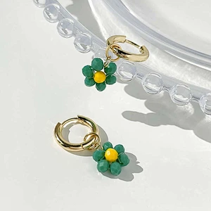 Fashion Little Daisy Copper Earrings Lovely Jewelry