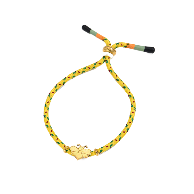 Color Braided Handmade Bee Accessories Bracelet Wholesale