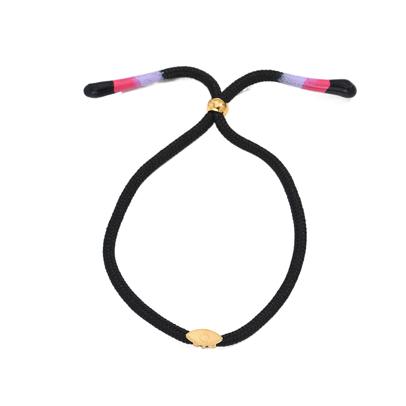 Black Hand Braided Stainless Steel Eye Accessories Wholesale