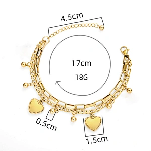 New Heart Pendant Bracelet Heart Pendant Bracelet Jewelry
