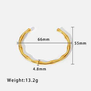 Simple Design Open Bracelet Stainless Steel Jewelryn