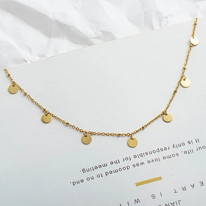 Simple Titanium Jewelry Chain Stainless Steel Necklaces