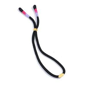 Black Hand Braided Stainless Steel Eye Accessories Wholesale