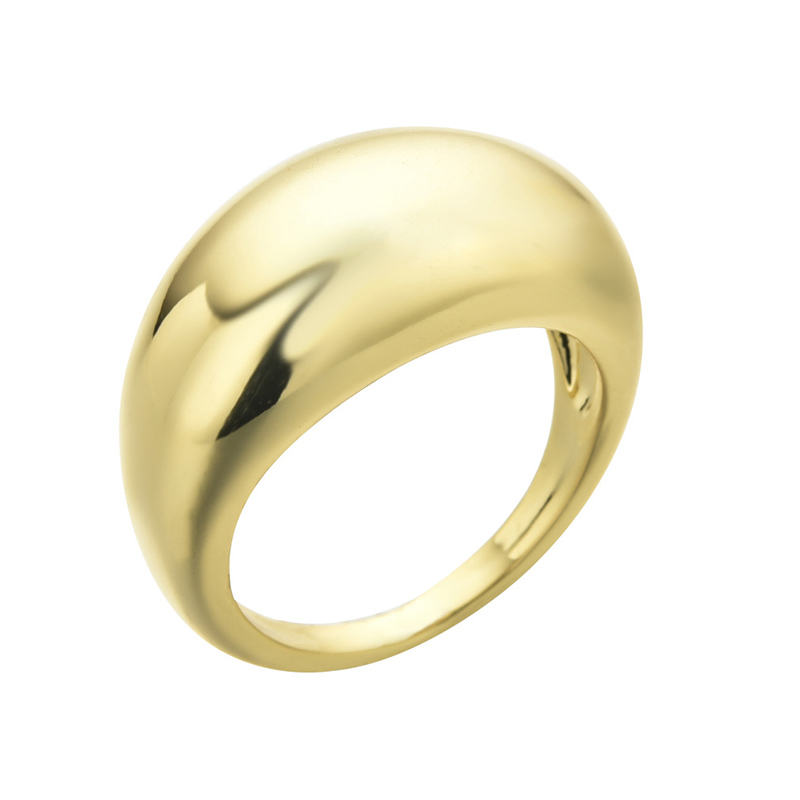 Hot Selling Copper Plated Ring Simple Personality Ring