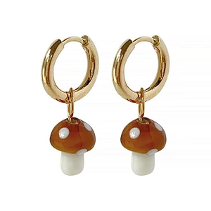 Simple Earrings New Earrings Mushroom Earrings