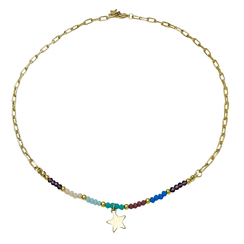 Retro Simple New Pentagram Pendant Necklace
