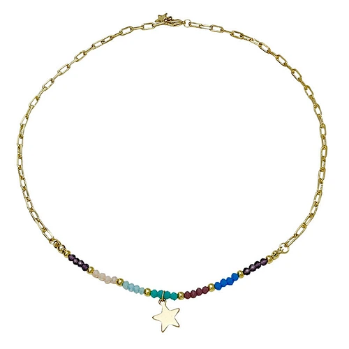 Retro Simple New Pentagram Pendant Necklace