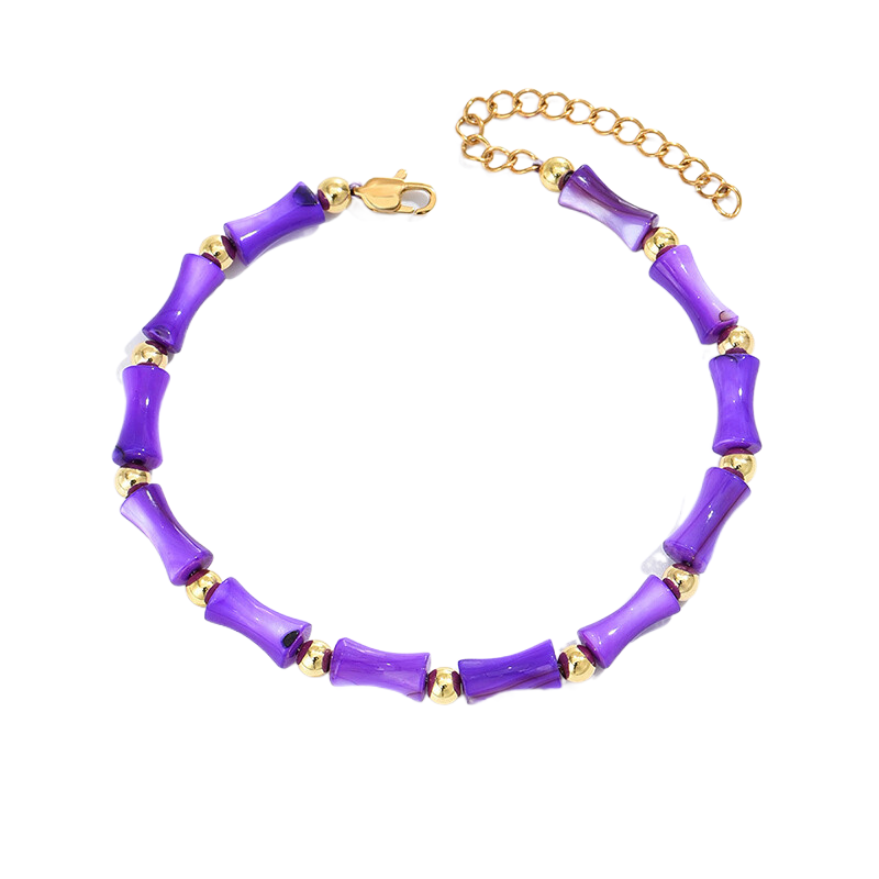 Customized Steel Bracelet Handmade Natural Stone Bracelet