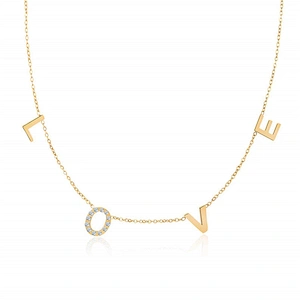 LOVE Letter Pendant Necklace Jewelry Manufacturers Wholesale