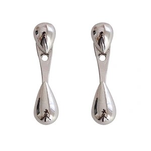 Water Drop Brass Earring Gold Plated Jewelry