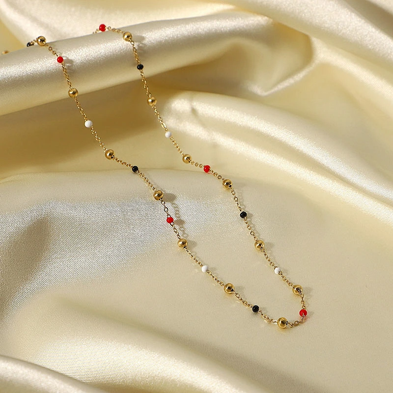 New Simple Chain Necklace Ladies Stainless Steel Necklace