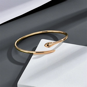 Simple Fashion Snake Bracelet Open Adjustable Gold Bracelet