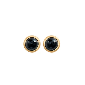 Stainless Steel Simple New Stone Stud Earrings