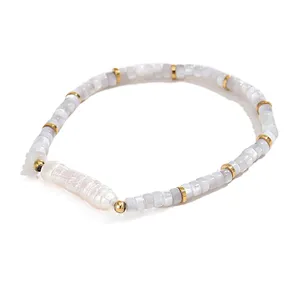 Bohemian Pink Bracelet Fashion Freshwater Pearl Bracelet
