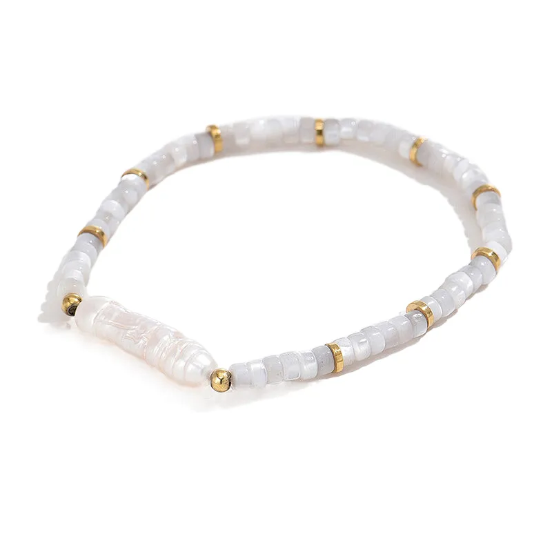Bohemian Pink Bracelet Fashion Freshwater Pearl Bracelet