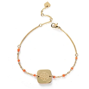Hand Beaded Stainless Steel Bracelet Titanium Steel Bracelet