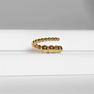 Opening Rings For Woman Copper Gold Plated Jewelry Wholesale