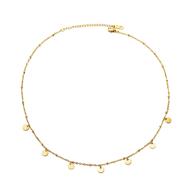 Simple Titanium Jewelry Chain Stainless Steel Necklaces
