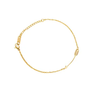 Female Arrow Stainless Steel Lobster Clasp Chain Bracelet