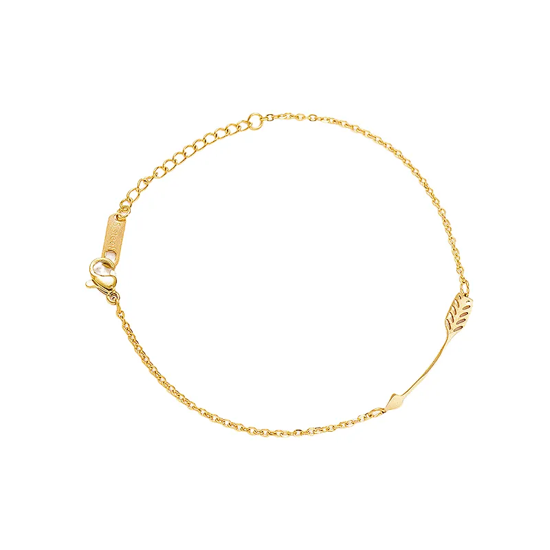 Female Arrow Stainless Steel Lobster Clasp Chain Bracelet