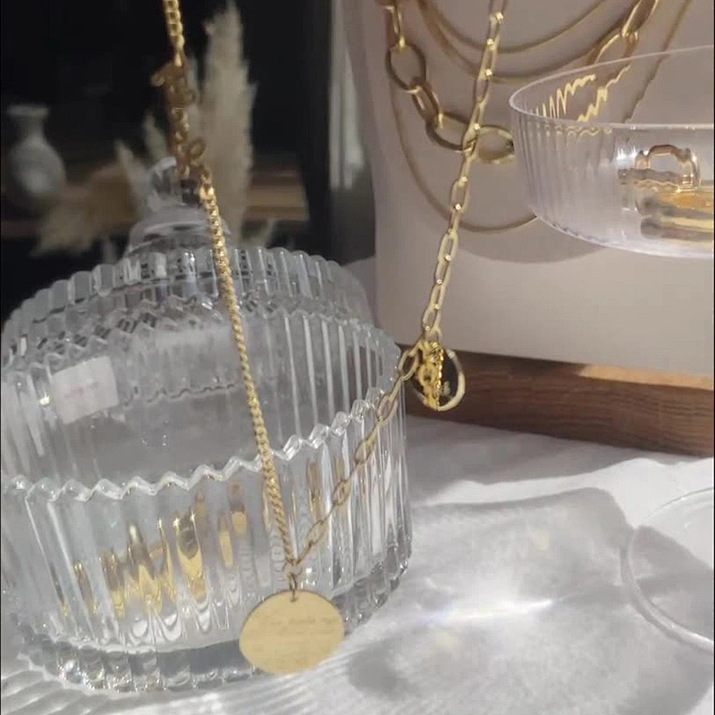 Korean Titanium Steel Necklace Fashion Letter Necklace