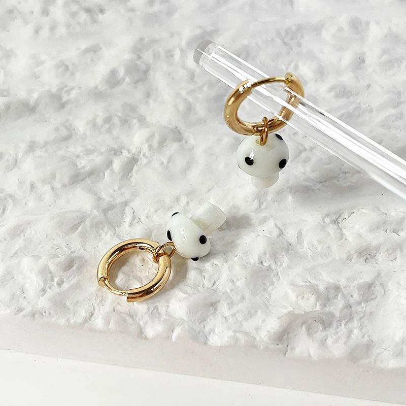 Simple Earrings New Earrings Mushroom Earrings