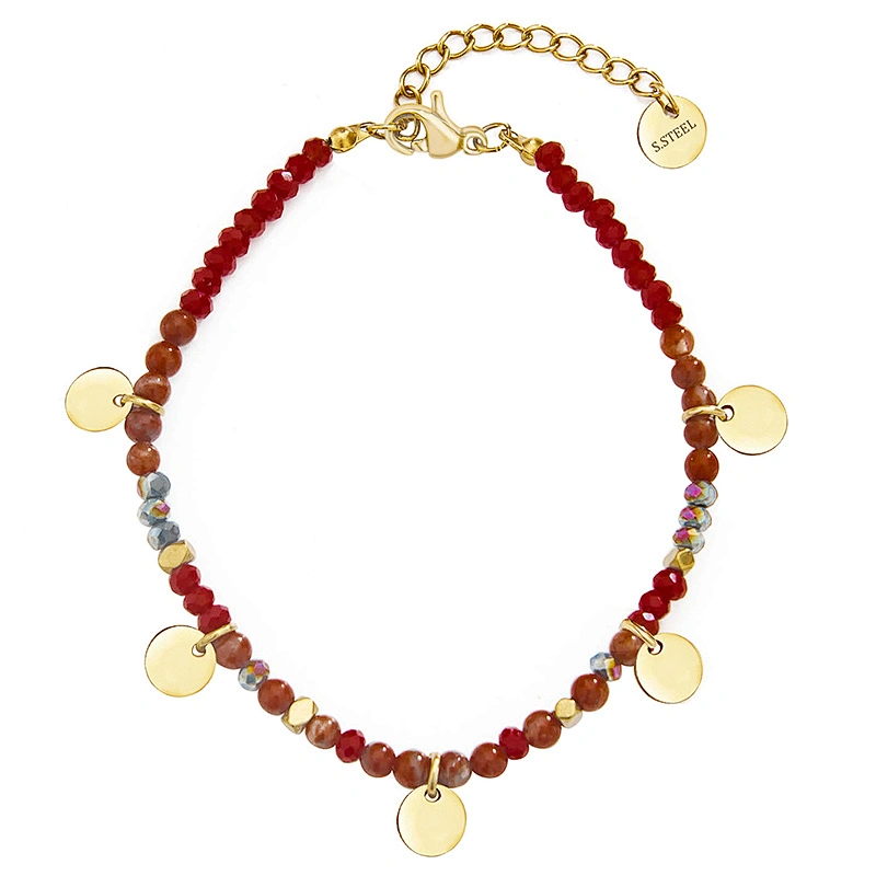 Colorful Hand Beaded Fashion Jewelry Natural Stone Bracelet