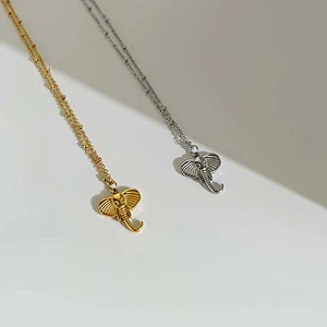 Stainless Steel 18K Gold Silver Plated Snake Fashion Necklace