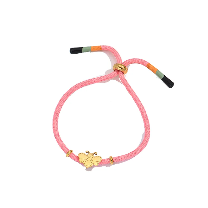 Color Braided Handmade Bee Accessories Bracelet Wholesale