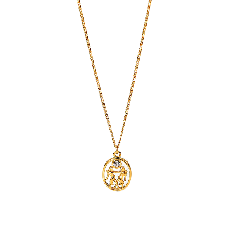 Fashion Hollow Zircon Pendant Necklace Jewelry