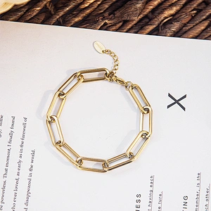 Stainless Steel Bracelet Simple Chain Jewelry Wholesale