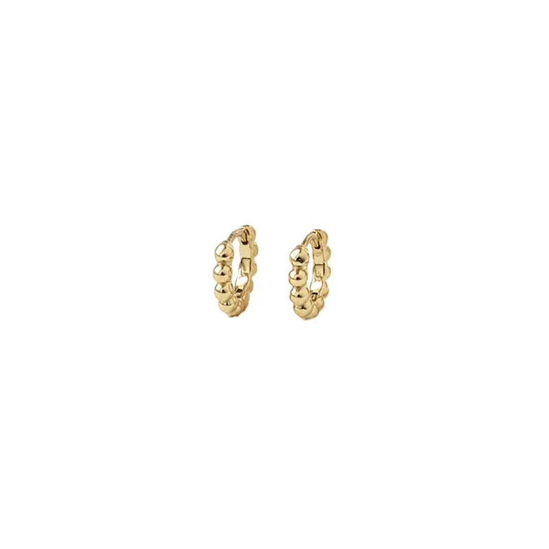 Classic Hoop Earrings Temperament Girl's Daily Wear Earrings