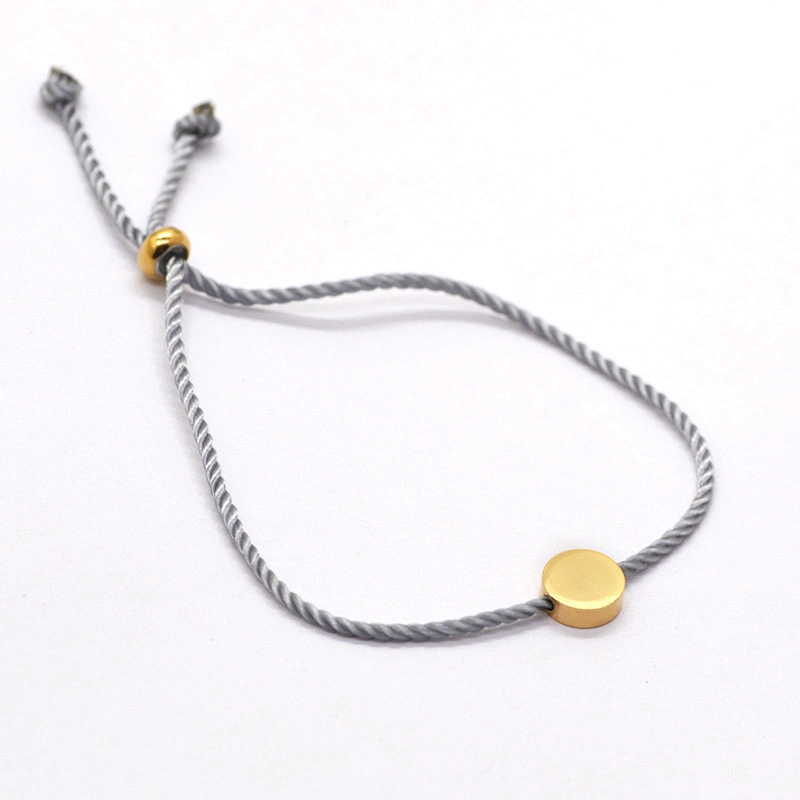 Handmade Braided Bracelet Titanium Steel Basic Bracelet