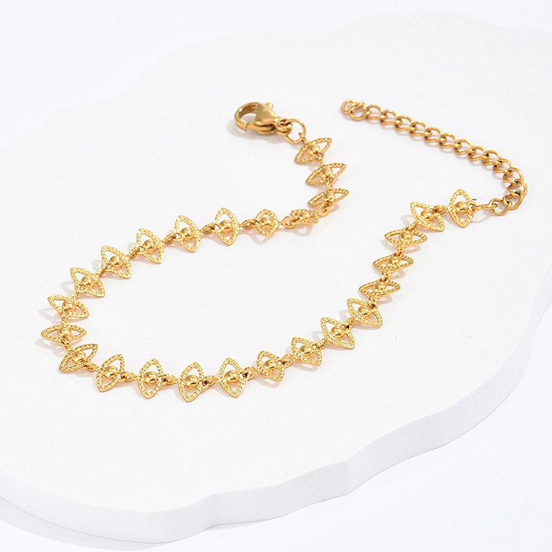 Gold Stainless Steel Bracelet Eye Accessories Bracelet