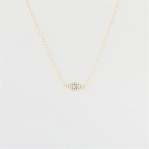 Fashion Jewellery Evil Blue Eye Pendant Necklace for Women