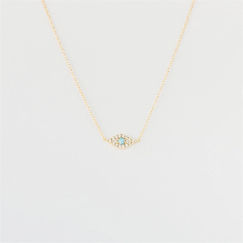 Fashion Jewellery Evil Blue Eye Pendant Necklace for Women