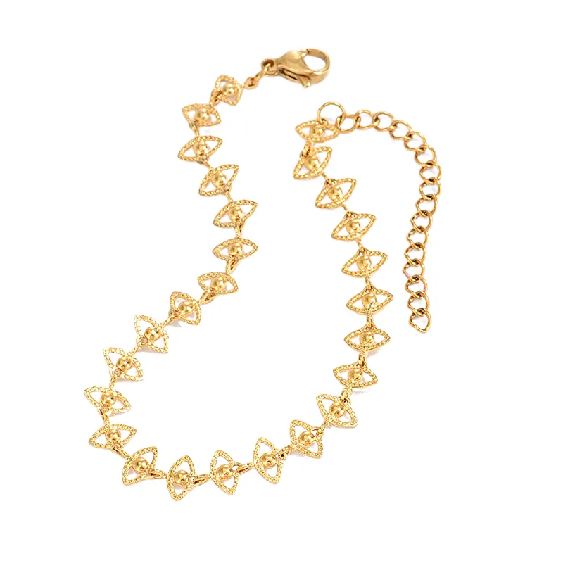 Gold Stainless Steel Bracelet Eye Accessories Bracelet